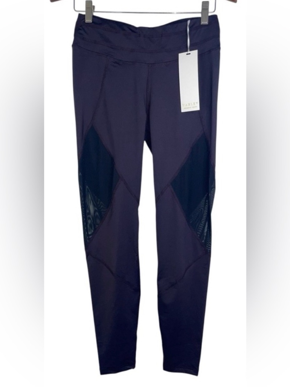 Varley mesh leggings purple women’s large NWT